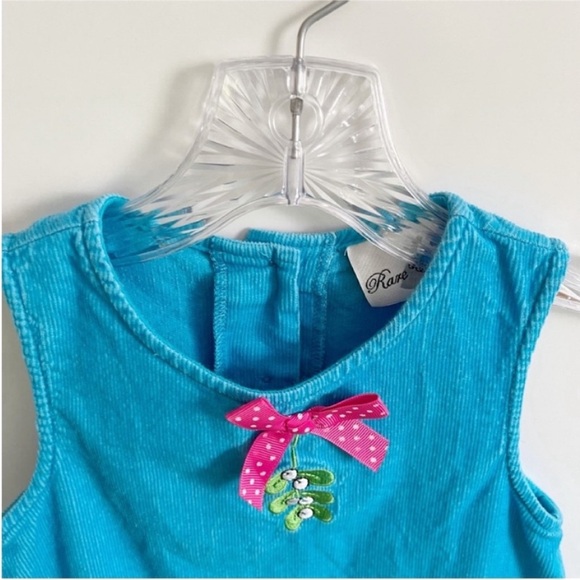 Rare Editions jumper dress blue corduroy
penguins embroidered Christmas - Picture 4 of 7